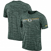 Green Bay Packers Nike Sideline Velocity Performance T-Shirt Heathered Green,baseball caps,new era cap wholesale,wholesale hats